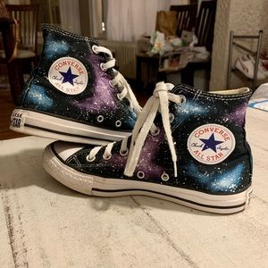 Galaxy Chuck Taylors